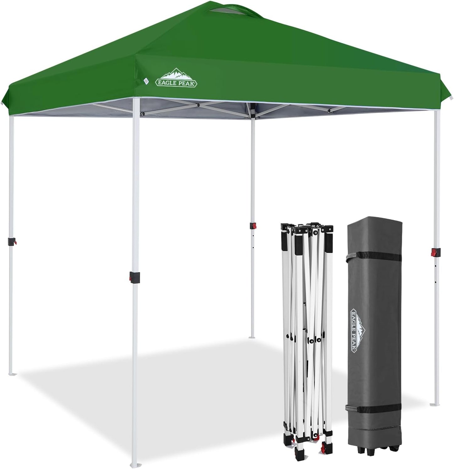 EAGLE PEAK 6.6x6.6 Pop Up Canopy Tent for Easy Outdoor Setup