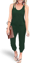 PRETTYGARDEN Womens Casual Summer Jumpsuit for Vacation Style