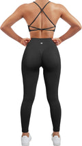 Seamless Workout Sets Strappy Sports Bra High Waist Leggings