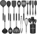 Silicone Cooking Utensil Set 15pcs - Durable Non-Stick Kitchen Tools