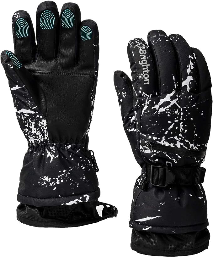 Warm Waterproof Touchscreen Ski Gloves - Ltrototea