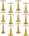 Gold Cordless Table Lamp with Touch Sensor - Portable Rechargeable LED
