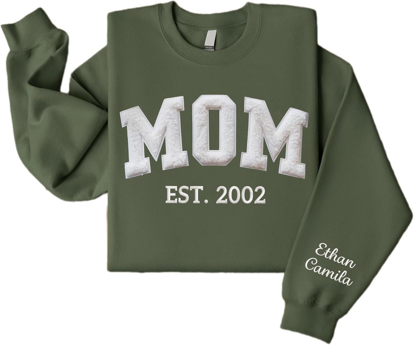 Personalized Embroidered Sweatshirt for Mom - Parahouse