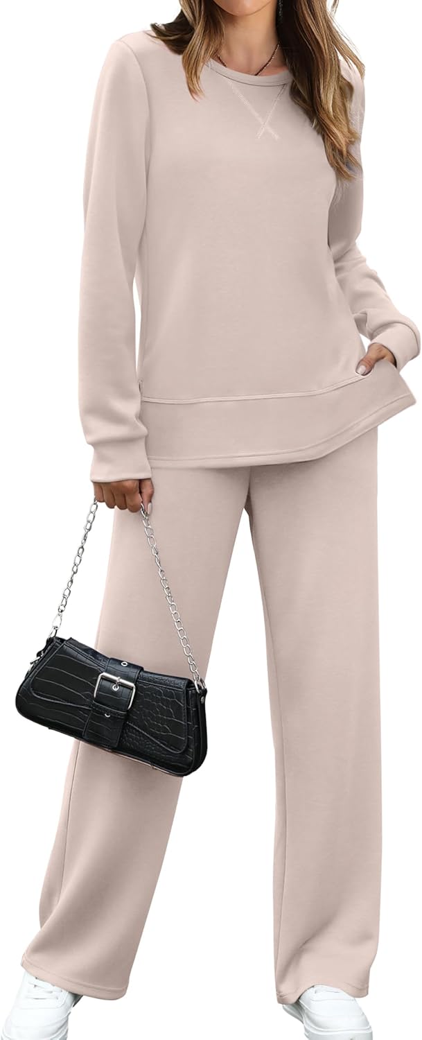 OFEEFAN Women's 2 Piece Lounge Set for Travel and Comfort