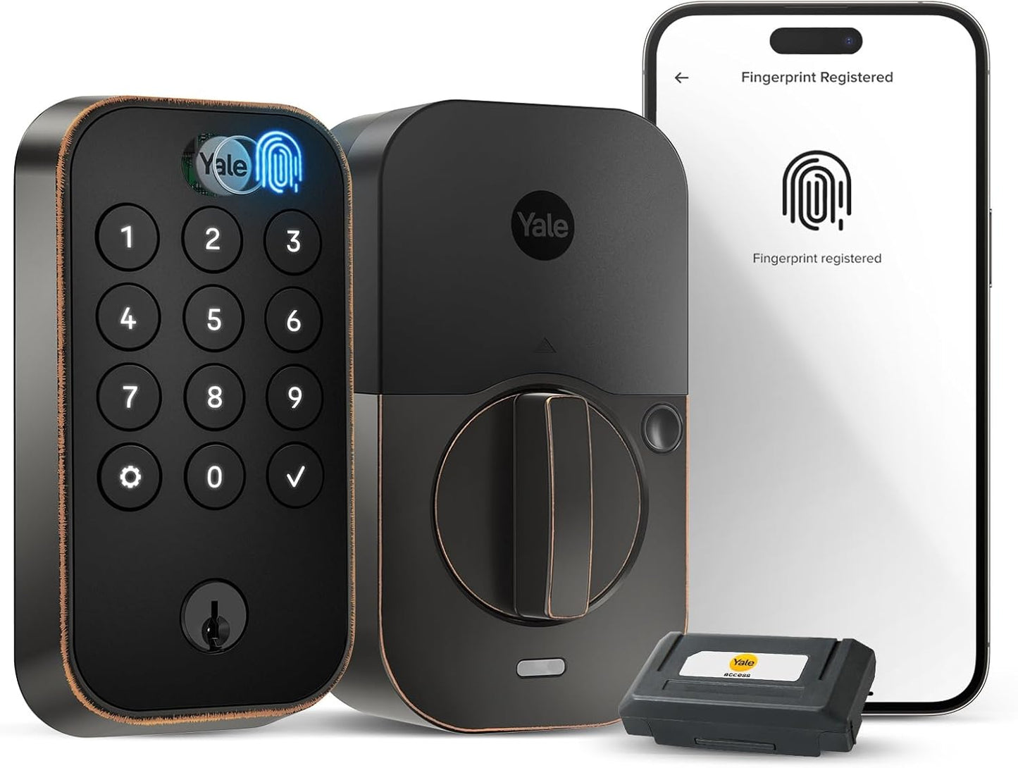 Yale Assure Lock 2 Touch Deadbolt: Smart Fingerprint Door Lock
