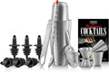 NutriChef Cocktail Shaker Set - Essential Mixology Kit