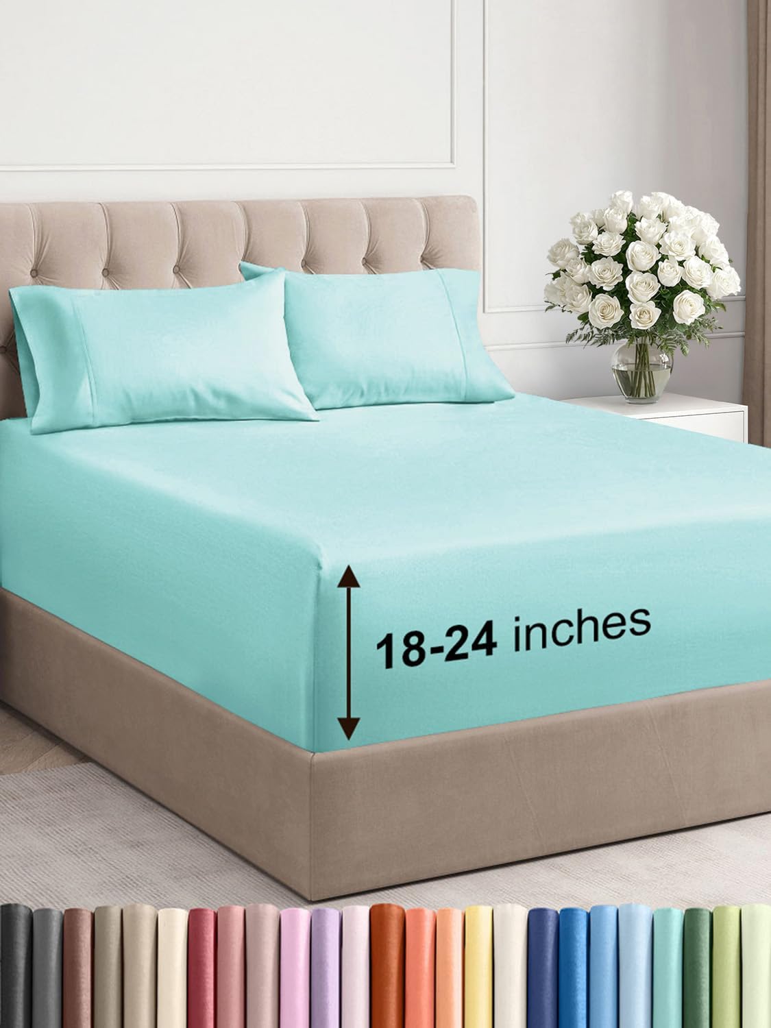 Extra Deep Pocket Cal King Sheets for Ultimate Comfort and Fit