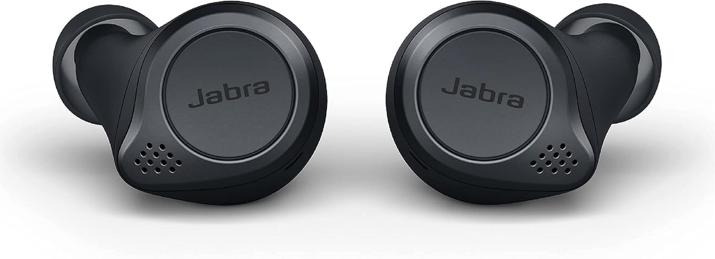 Renewed Jabra Elite Active 75t Earbuds - Wireless Charging Case Included