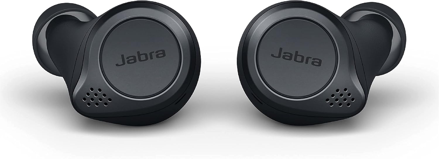 Renewed Jabra Elite Active 75t Earbuds - Wireless Charging Case Included