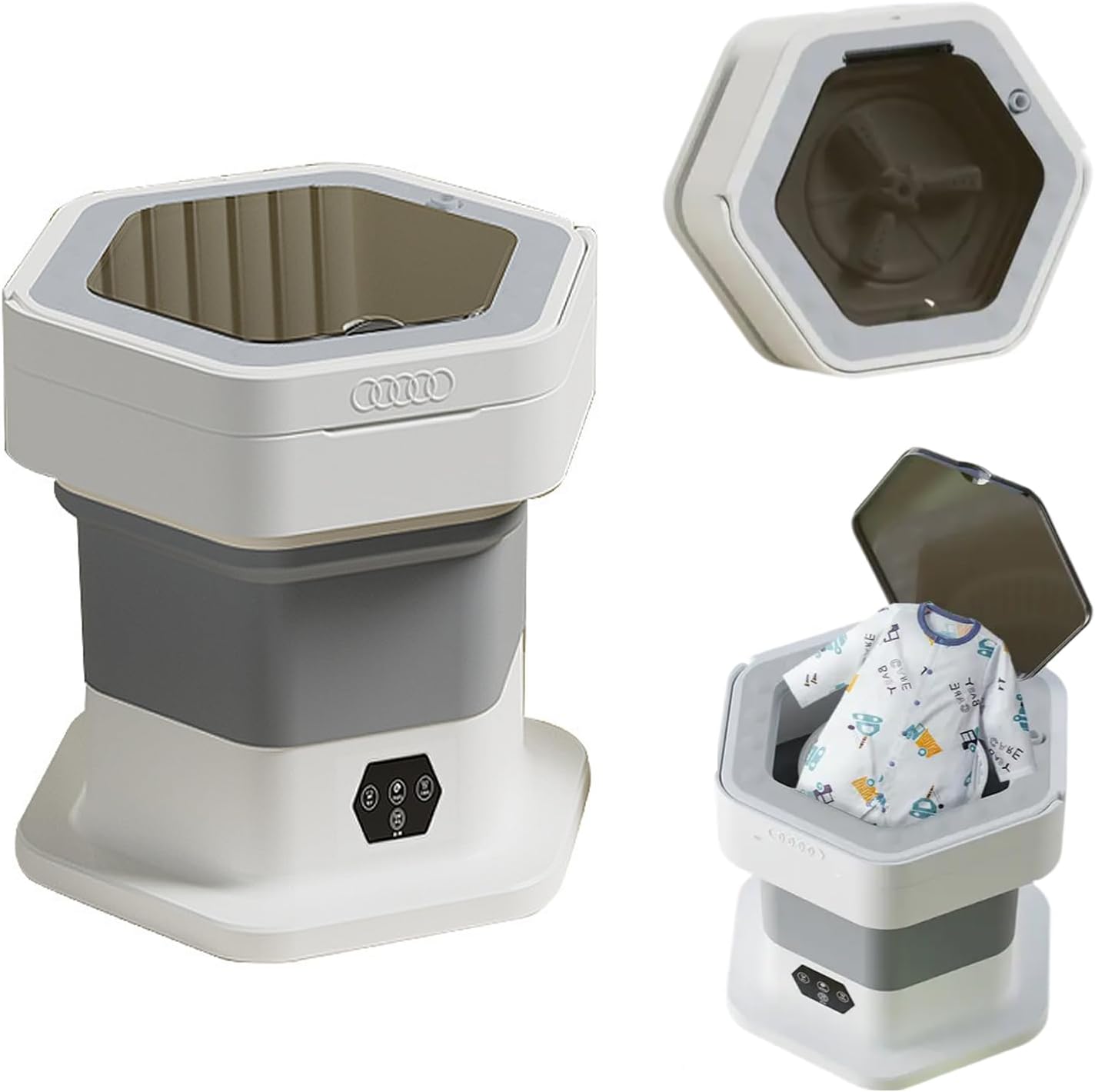 Portable 8L Mini Laundry Washer - Deep Clean Anywhere!