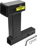KAIRAY Trailer Receiver Hitch Riser Extender Adapter 10in Drop/Rise