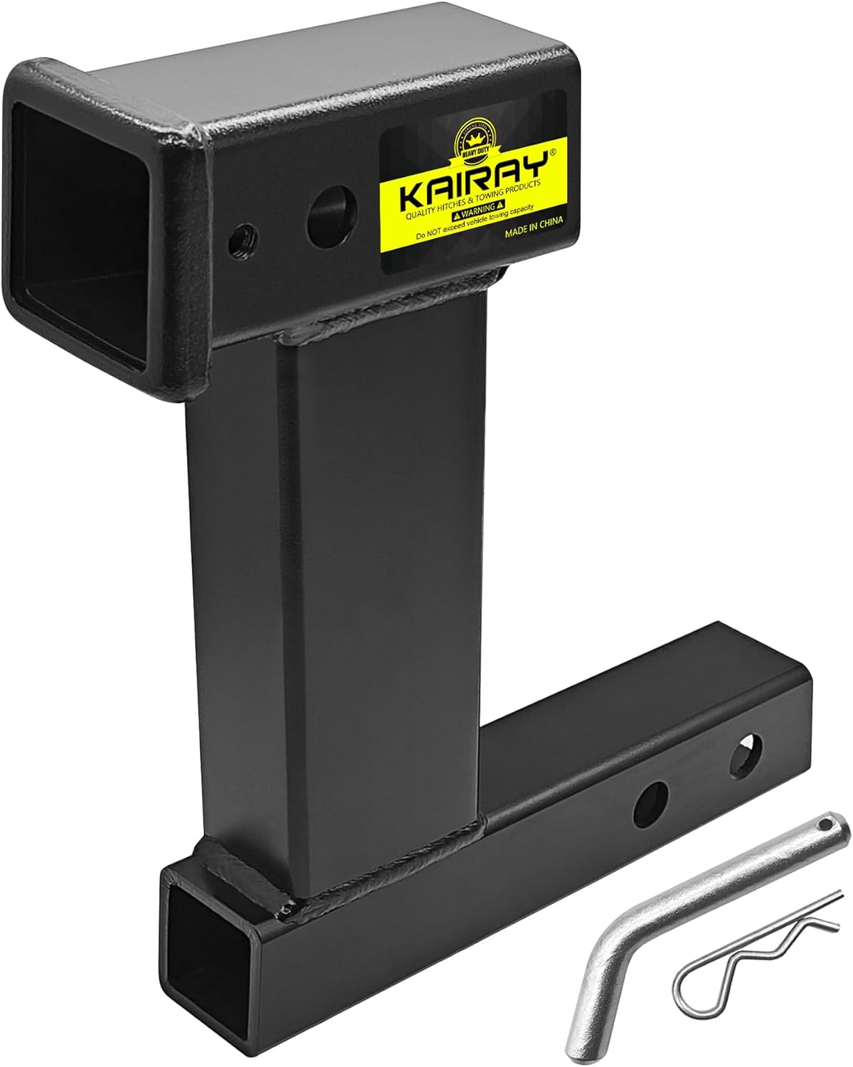KAIRAY Trailer Receiver Hitch Riser Extender for Heavy Towing