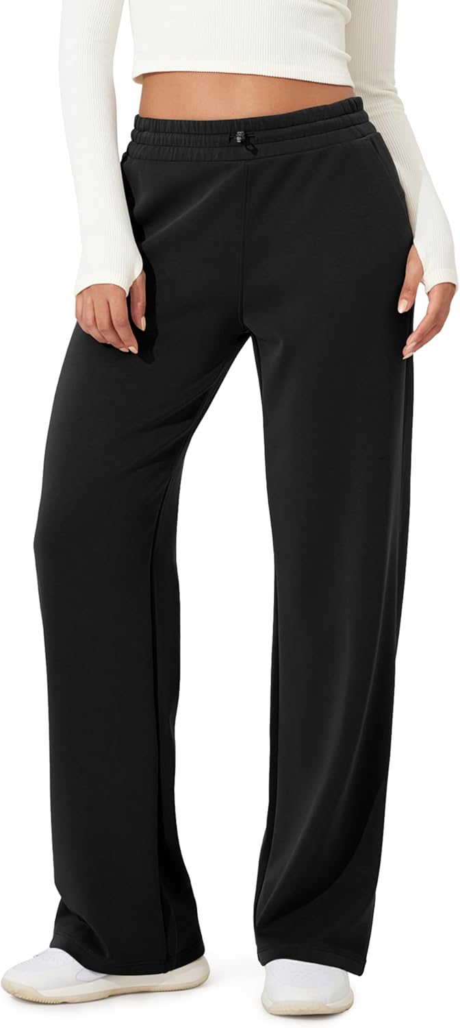 ODODOS Women's Modal Soft Wide Leg Pants for Casual Comfort