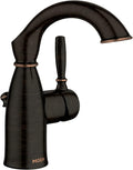 Moen Sarona Rustic Farmhouse Bathroom Sink Faucet with Deckplate
