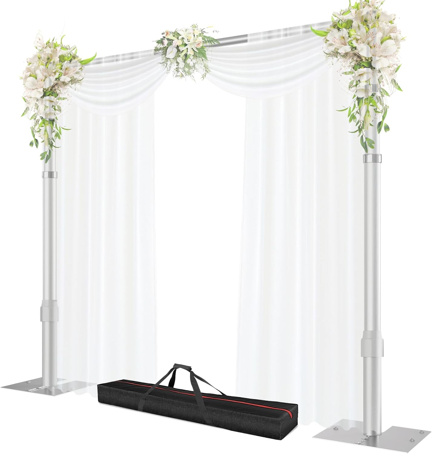 Pipe and Drape Backdrop Stand for Weddings and Photography Events