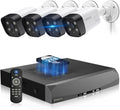 130Wide Angle 4K Outdoor Security Camera System - 2-Way Audio