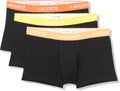 Lacoste Cotton Stretch Tricolor Waistband Trunks 3-Pack (Style FSWR)