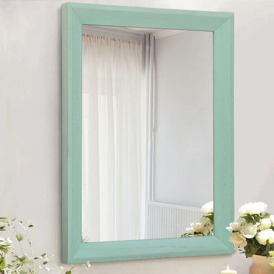 AAZZKANG Wood Framed Mirror for Modern Farmhouse Decor