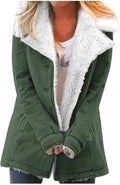 Sherpa Jackets For Women Faux Fur Shearling Coats - Cozy Padded