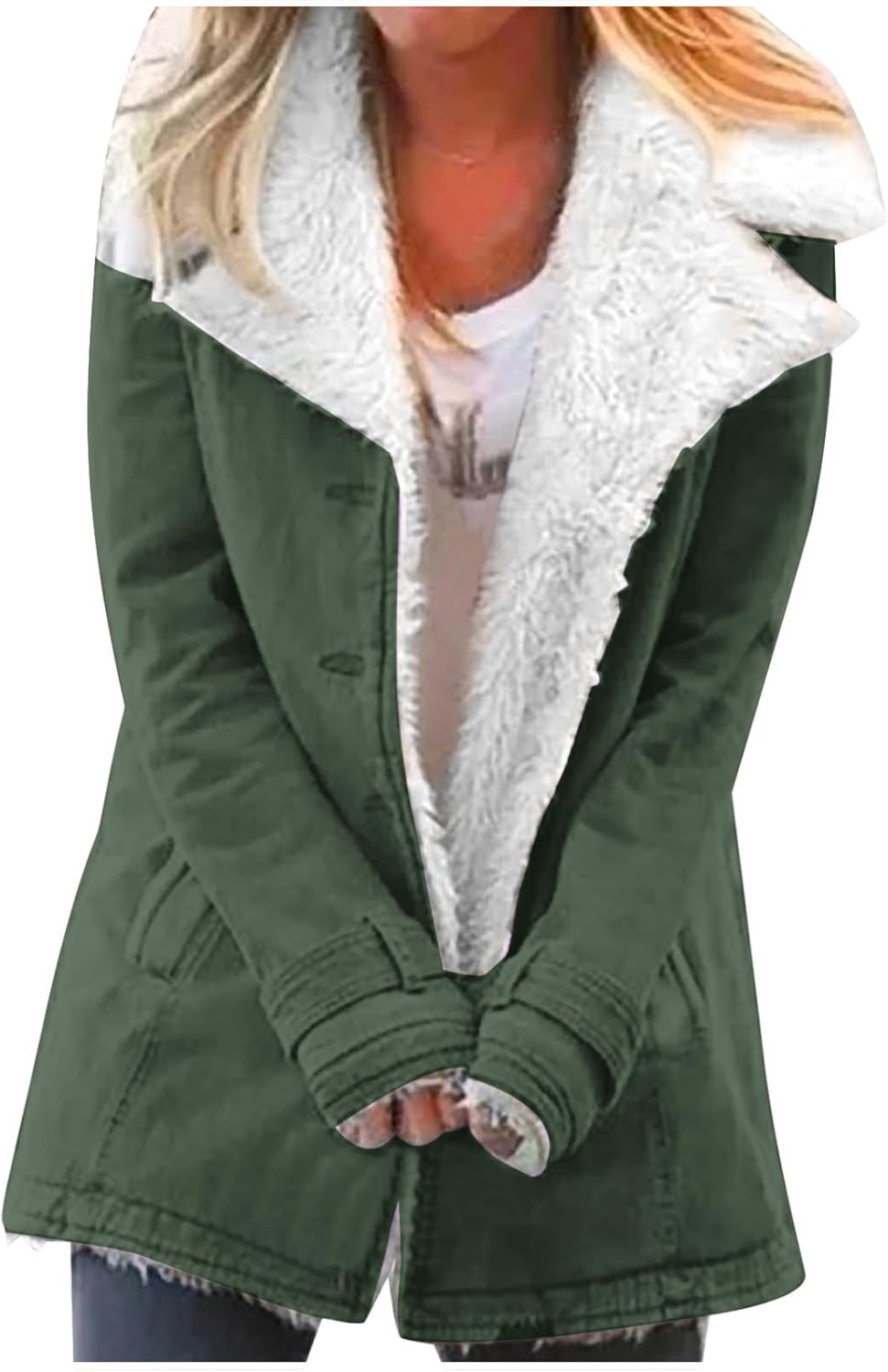 Faux Fur Sherpa Jacket - Cozy Cyber Monday Gift!