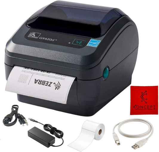 GX420D Zebra Direct Thermal Label Printer for Efficient Printing