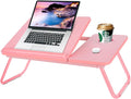 Foldable Lap Desk for Laptop - EYdoter (Pink)
