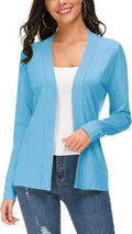 Urban CoCo Women's Long Sleeve Open Front Knit Cardigan (Style 464F)