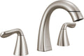Delta Arvo Brushed Nickel Bathroom Faucet with Pull Out Sprayer