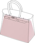 Birkin BK25 Sellier Purse Pillow Shaper Insert - Memory Foam Pink