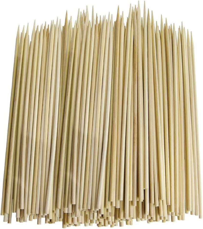 BBQ Bamboo Skewers for Grilling Shish Kabob and Appetizers