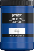 Liquitex BASICS Acrylic Paint 946ml Primary Blue - Thick Satin Finish