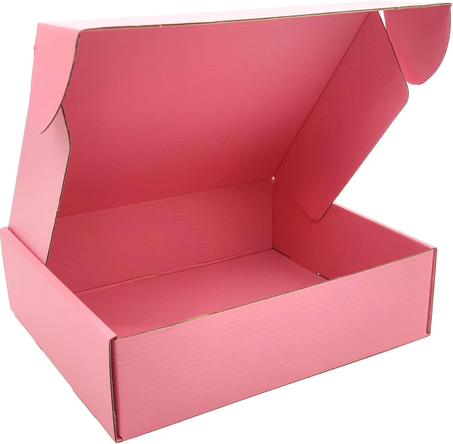 Pink Shipping Boxes for Small Business - Perfect for Gifts