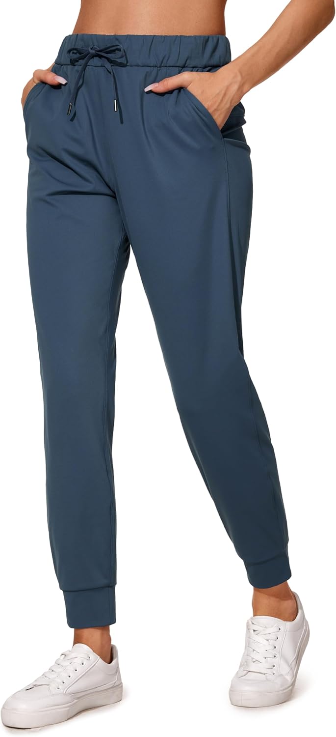 CRZ YOGA 4-Way Stretch Workout Joggers for Women - Casual Pants