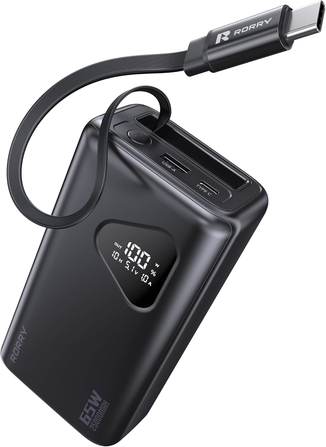 RORRY Laptop Power Bank 25000mAh 65W Fast Charger for Devices