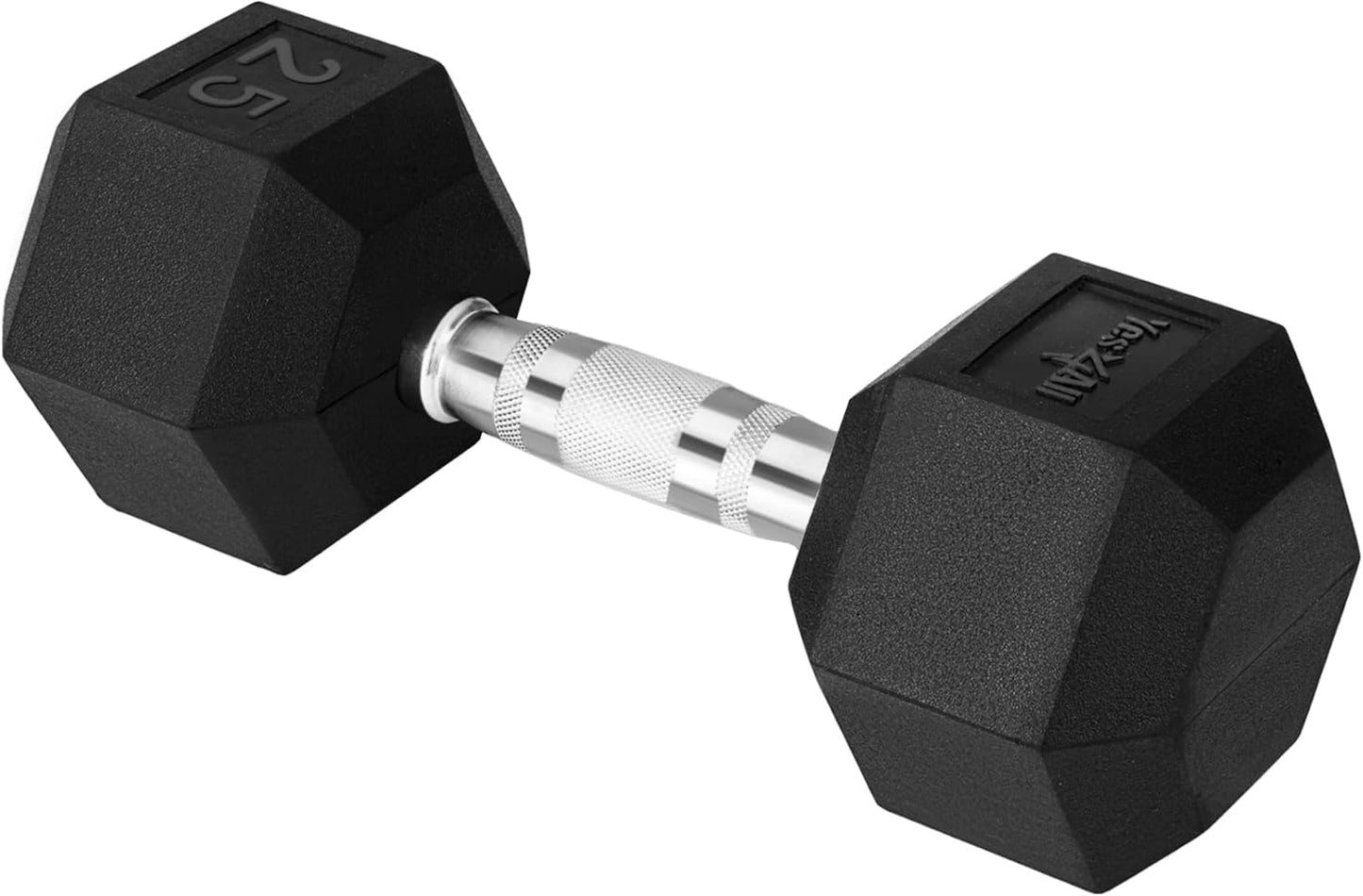 Yes4All Chrome Grip Hex Dumbbells for Home Gym Workouts