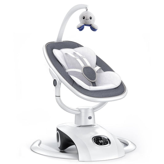 VaVaSoo Electric Baby Swing: 6 Motion, Remote Control, 5 Speeds