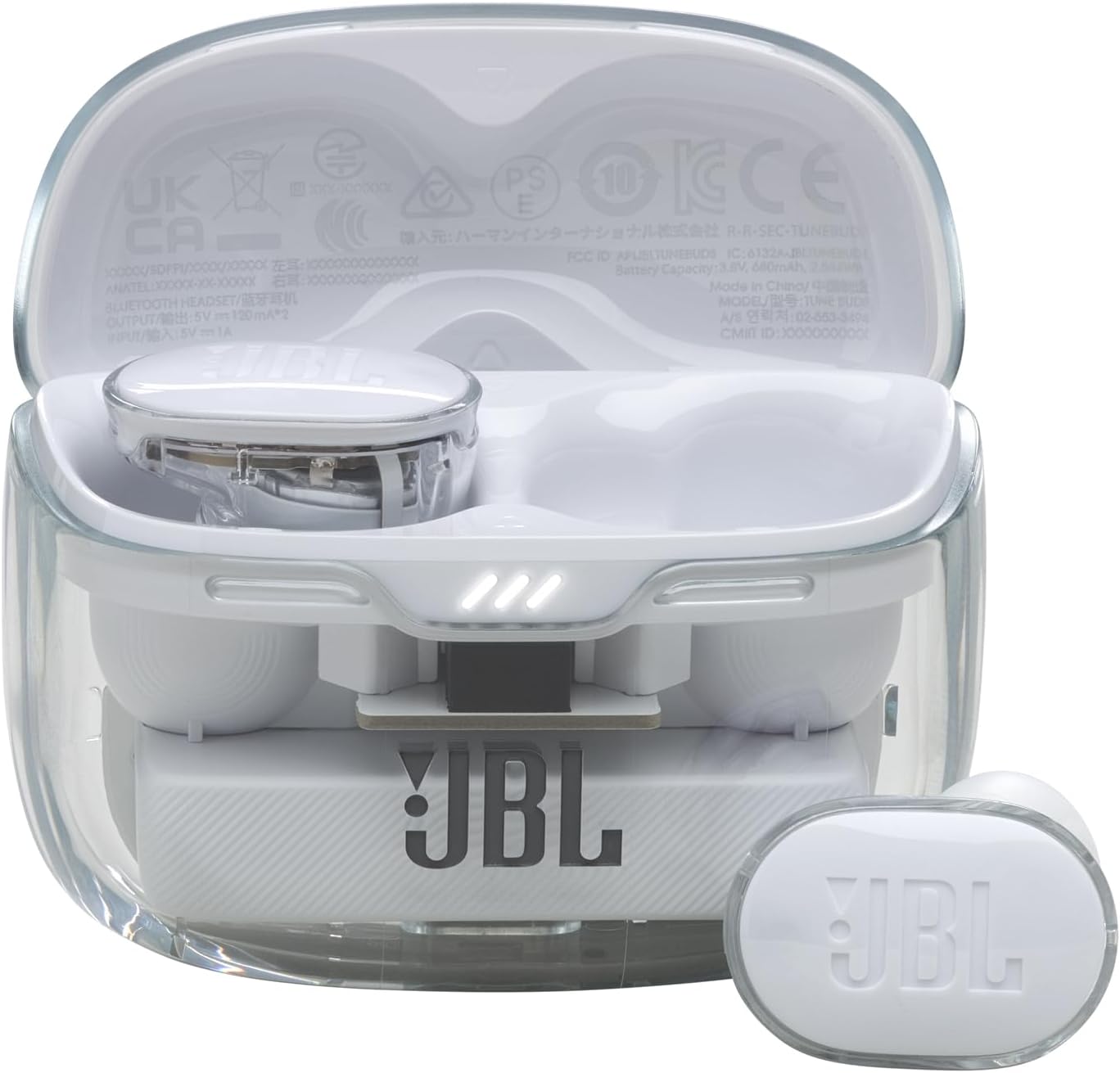 JBL Tune Buds: Noise Cancelling True Wireless - Ghost White