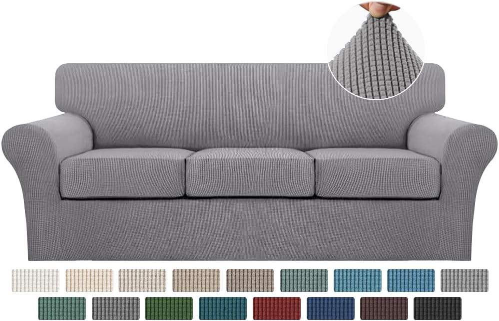 Turquoize 4 Piece Sofa Covers for 3 Cushion Couch Slipcover