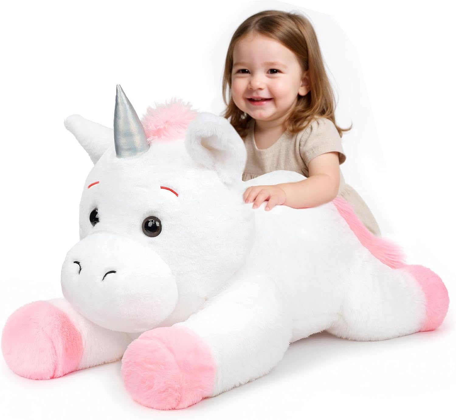 Giant 31.5 Inch Unicorn Stuffed Animal for Kids and Teens