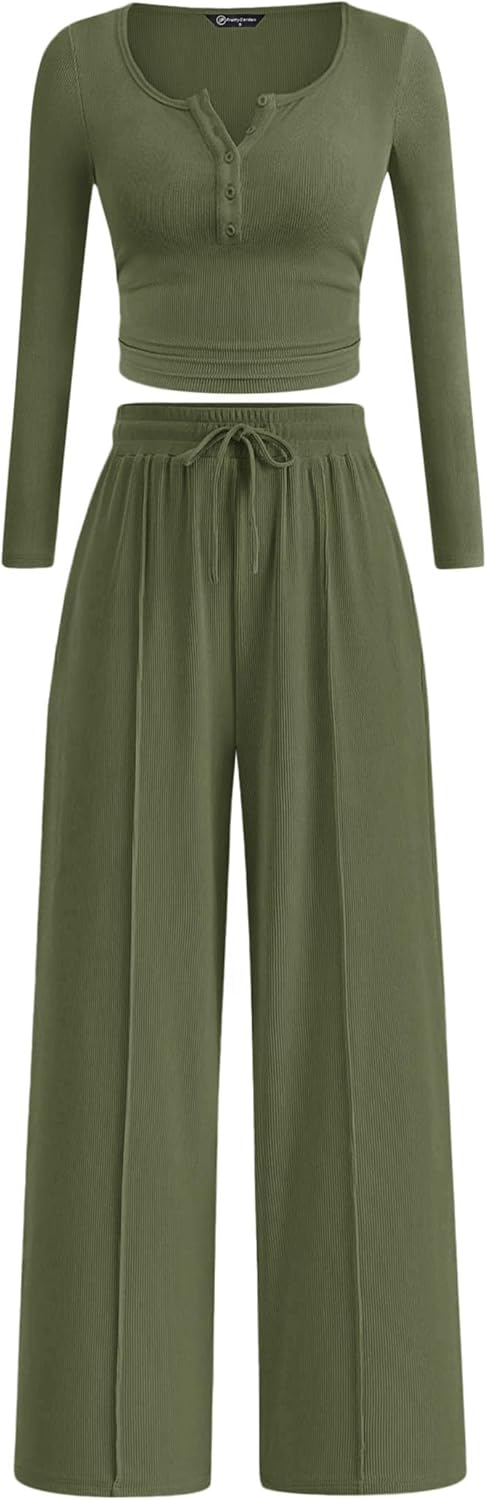PRETTYGARDEN Women's Trendy 2 Piece Outfits for Fall 2025