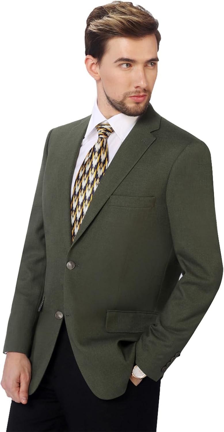 P&L Men's Classic Fit Blazer for Business and Daily Wear
