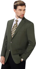 P&L Men's Classic Fit Blazer - Stretch Sport Coat for Business Blazers