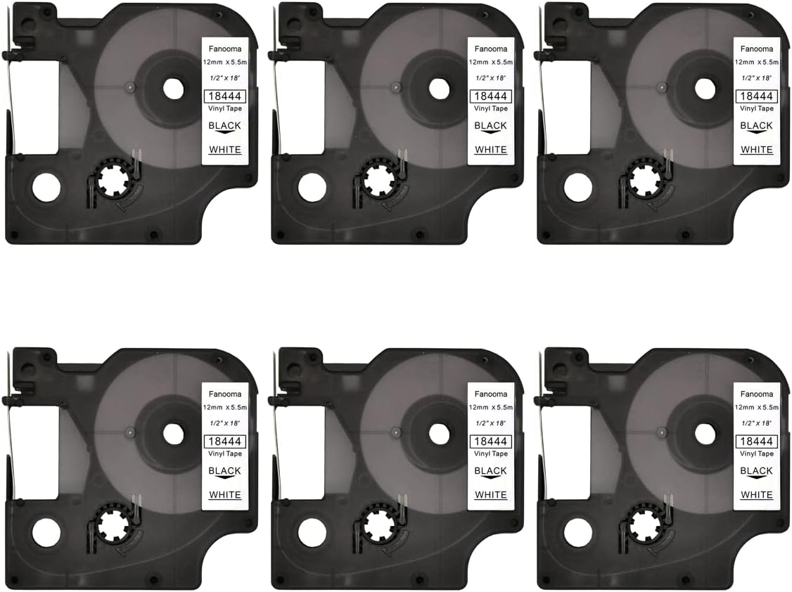 DYMO Rhino Pro Compatible Industrial Tape 6-Pack