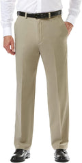 Haggar Cool 18 Pro Classic Fit Flat Front Golf Pant - Comfort known