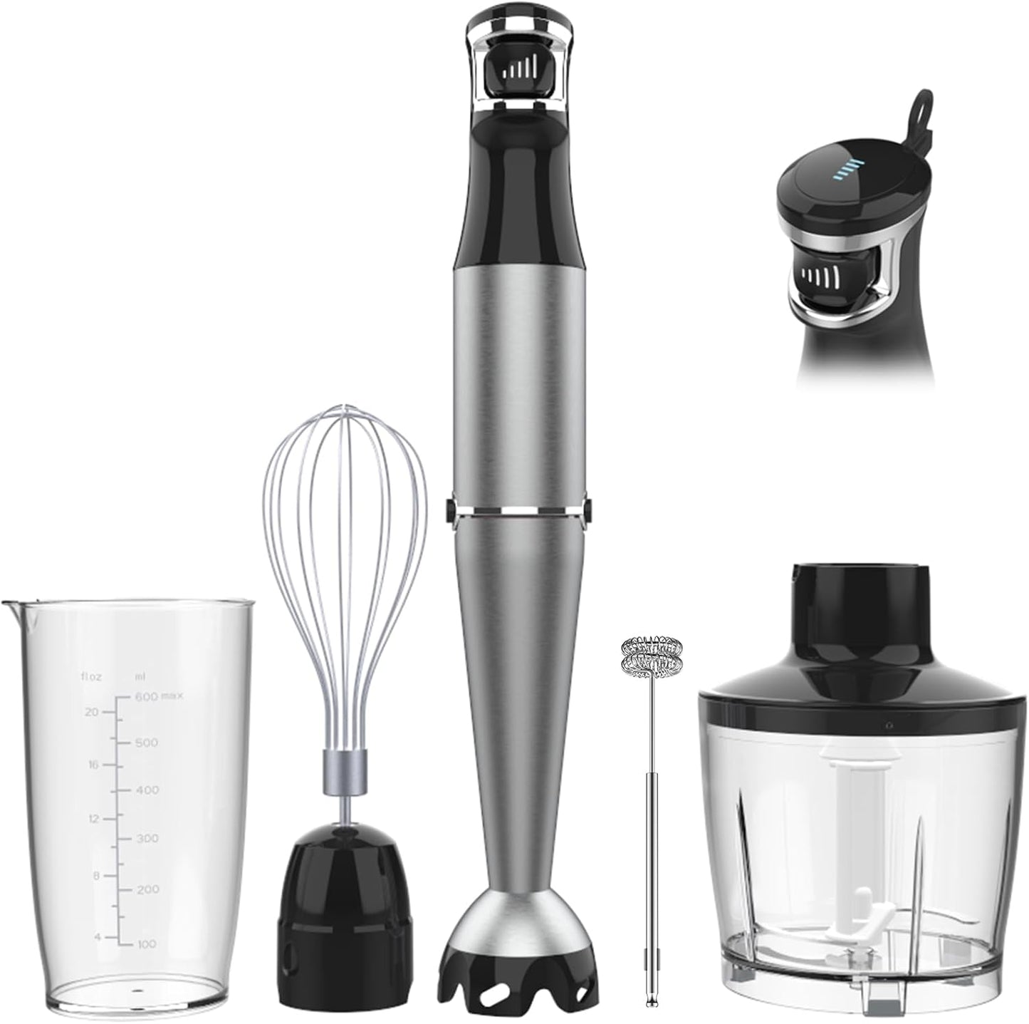 1100W 5-in-1 Immersion Blender Set by turelar