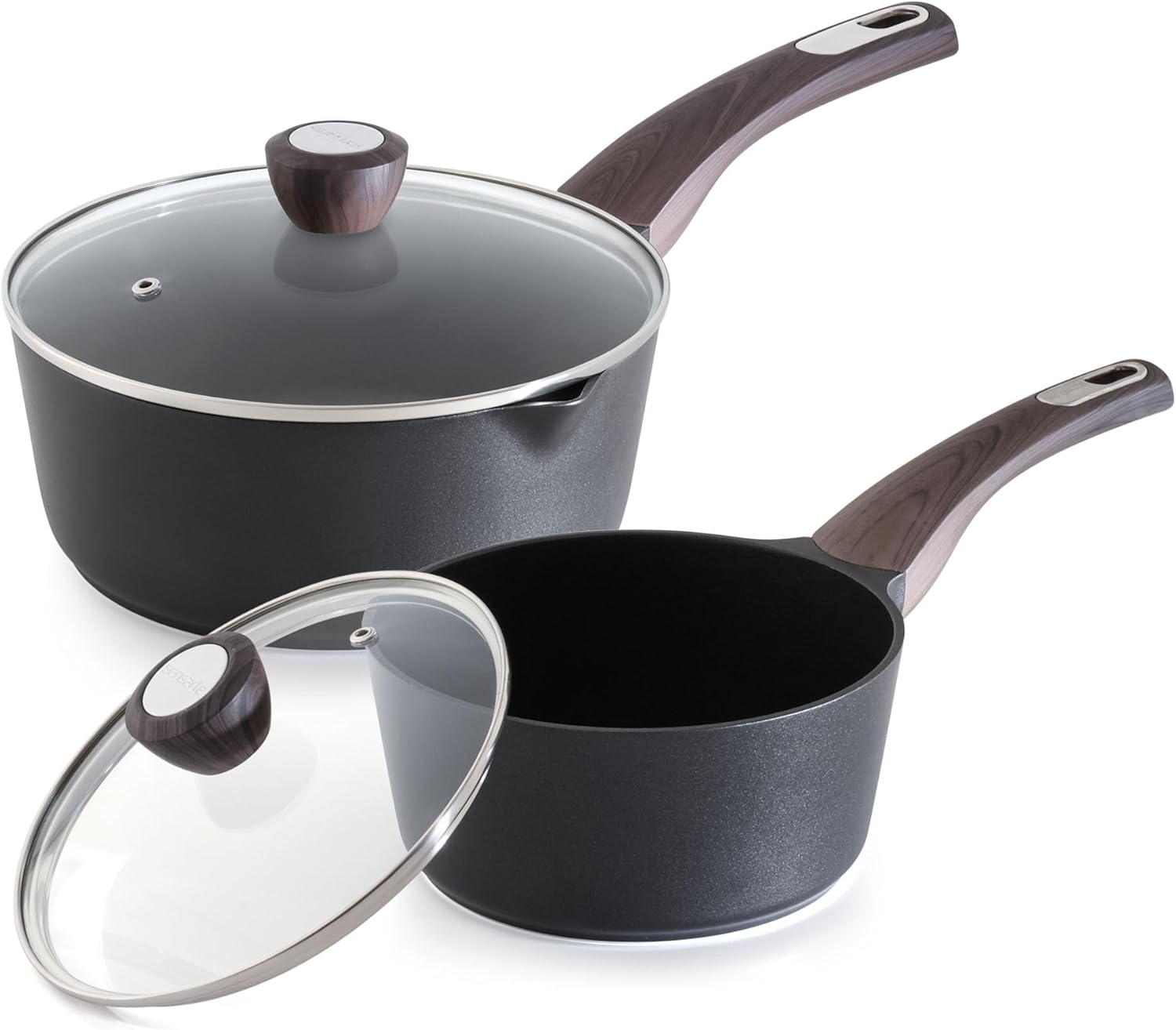Healthy Nonstick Saucepan Set for Everyday Cooking Needs