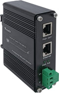 Hardened Industrial Gigabit PoE+ Injector 12-48VDC Input - Reliable