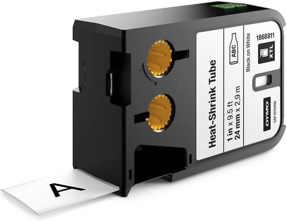 DYMO XTL Heat-Shrink Tube Labels for Secure Wire Insulation