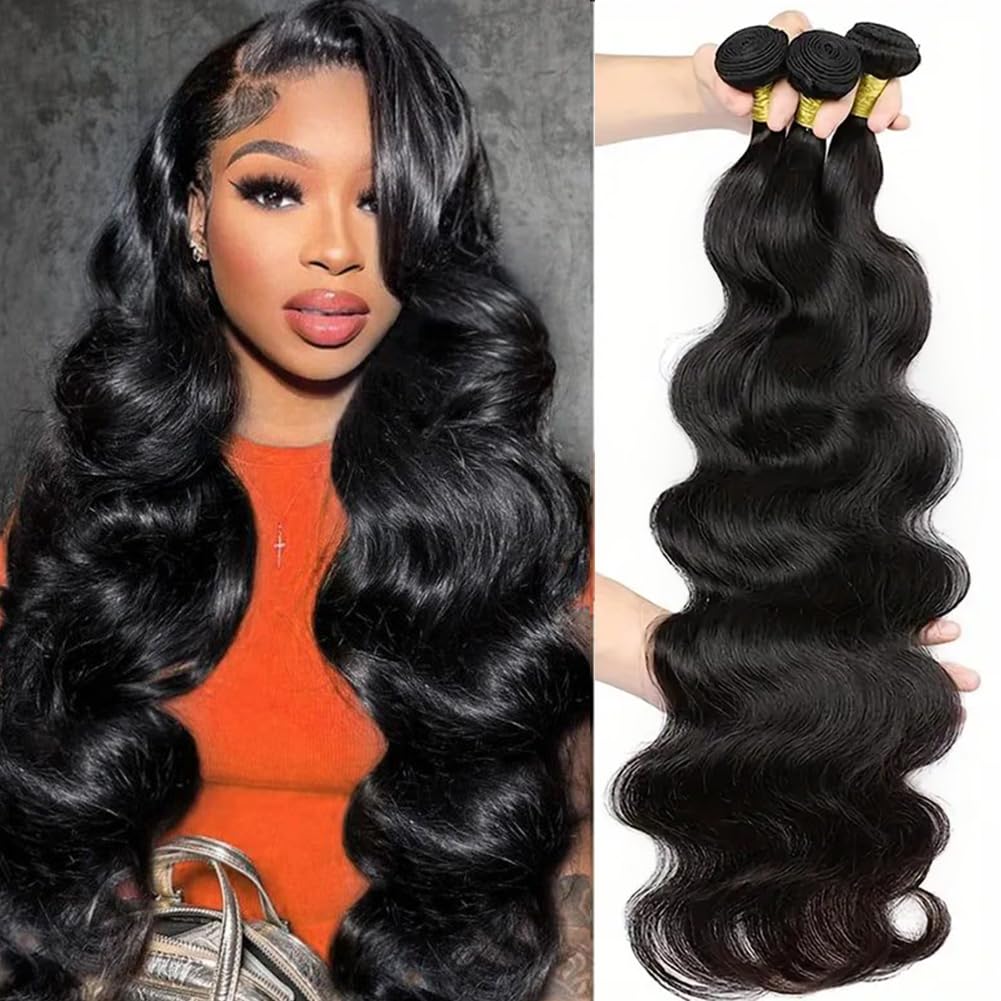 12A Grade Body Wave Bundles Human Hair Extensions for Women