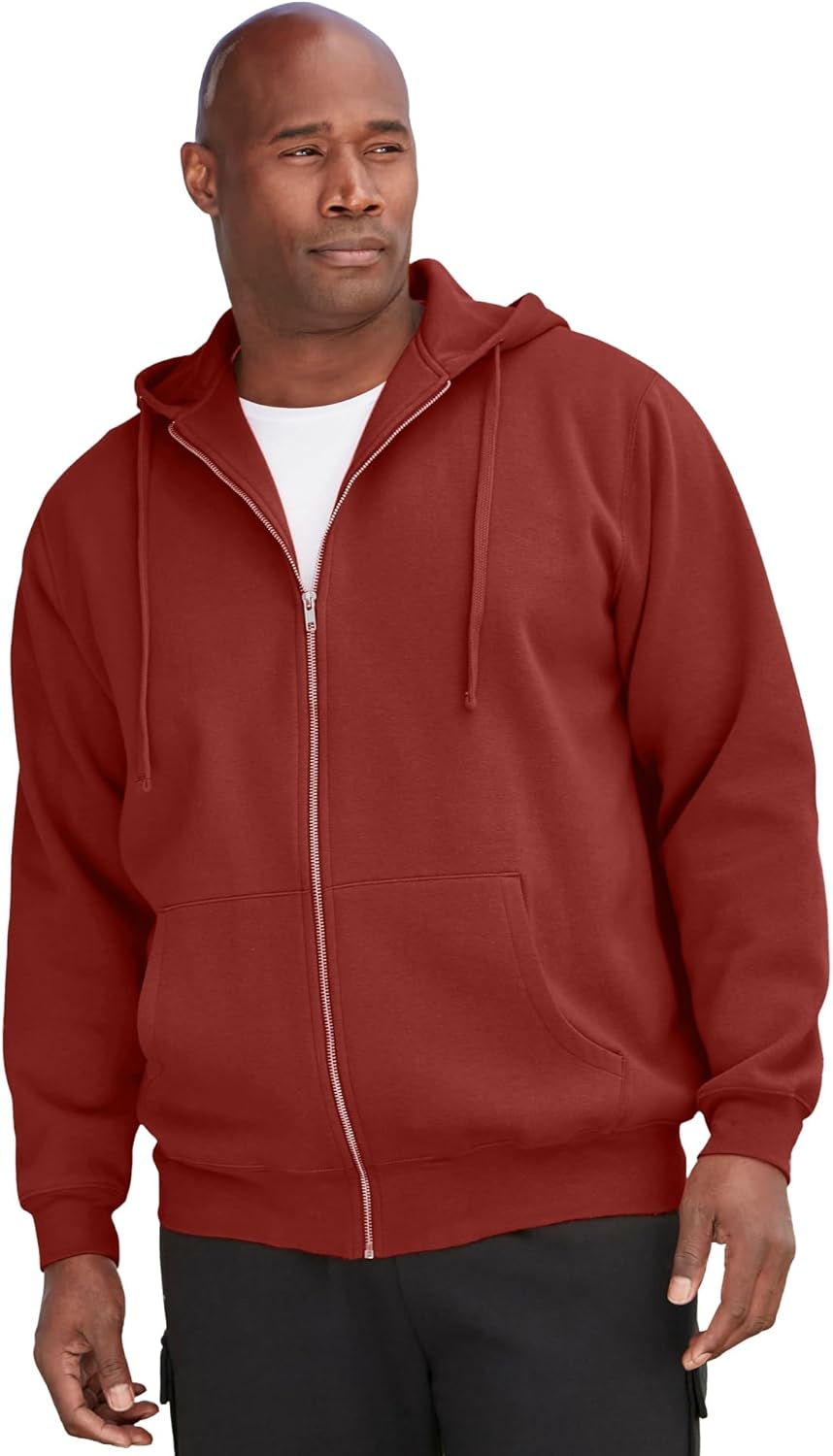 KingSize Men's Big & Tall Fleece Zip-front Hoodie Jacket Review